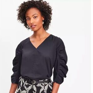 Elegant Black Women's Top by The Loft NWT